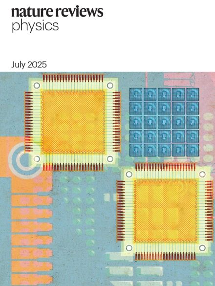 The cover of this issue illustrates the evolution of computing systems used by physicists