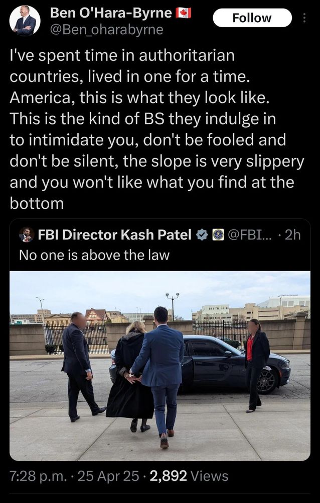 Slippery slope to fascism