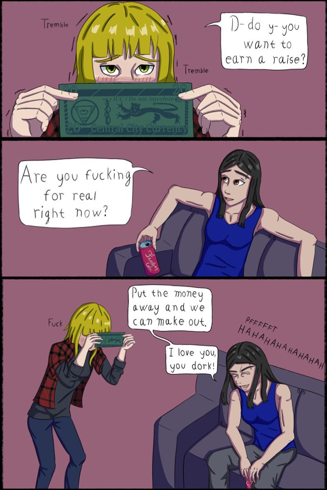 The whole comic put together.