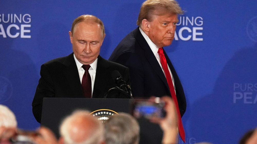Documents with sensitive details about the meeting between President Trump and Russian President Putin were left behind on a public hotel printer.