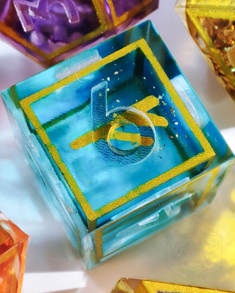 Blue d6