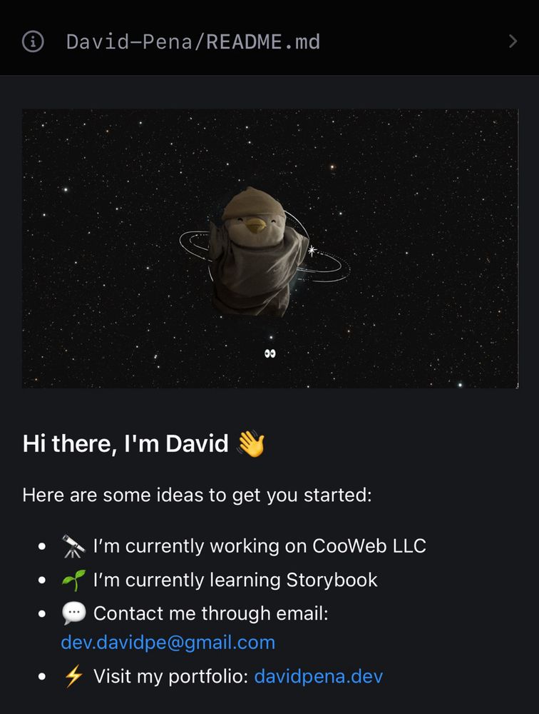 Best penguin in README
