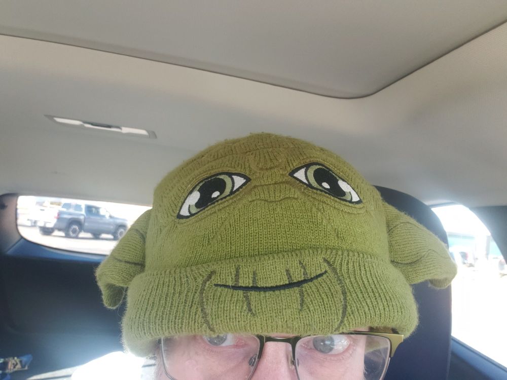 Me with Yoda hat
