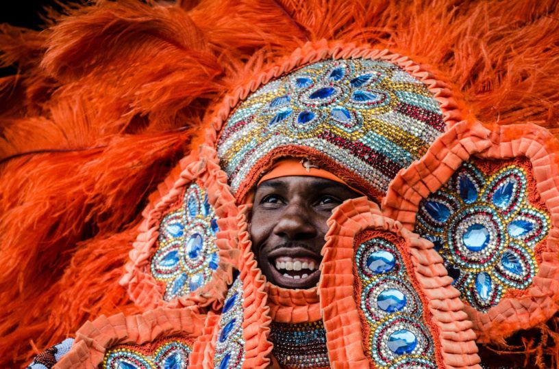 Black Indians portrait in New Orleans by Pableaux Johnson