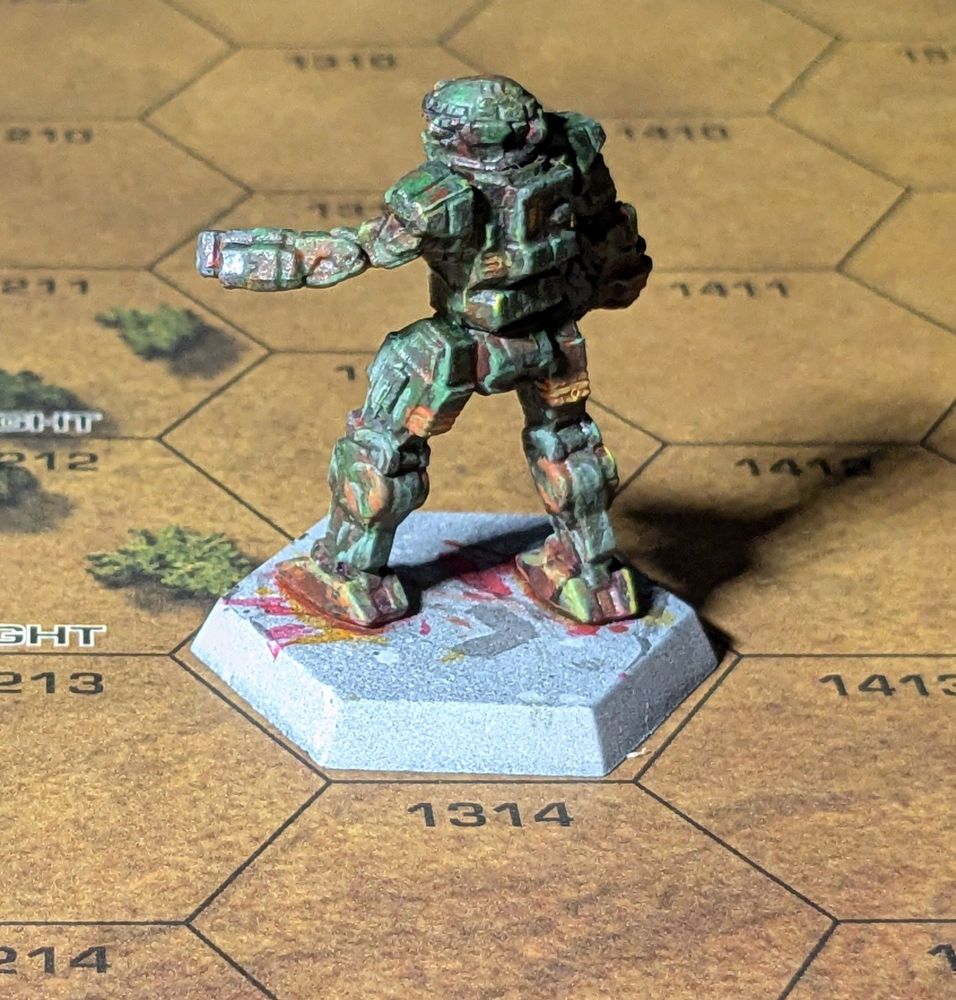 Rear left side of the same mini.