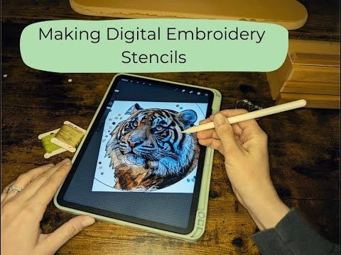 Creating Embroidery Stencils Digitally