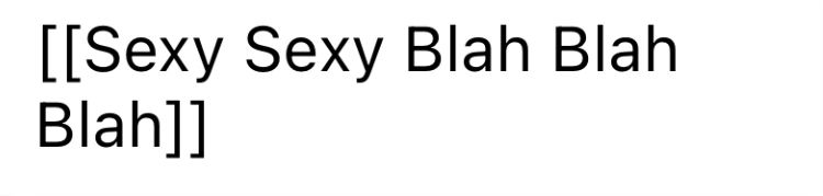 “Sexy Sexy Blah Blah Blah”
