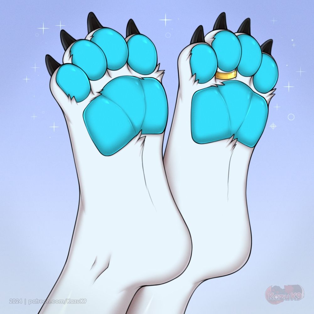 Art of Zenith's paws on display