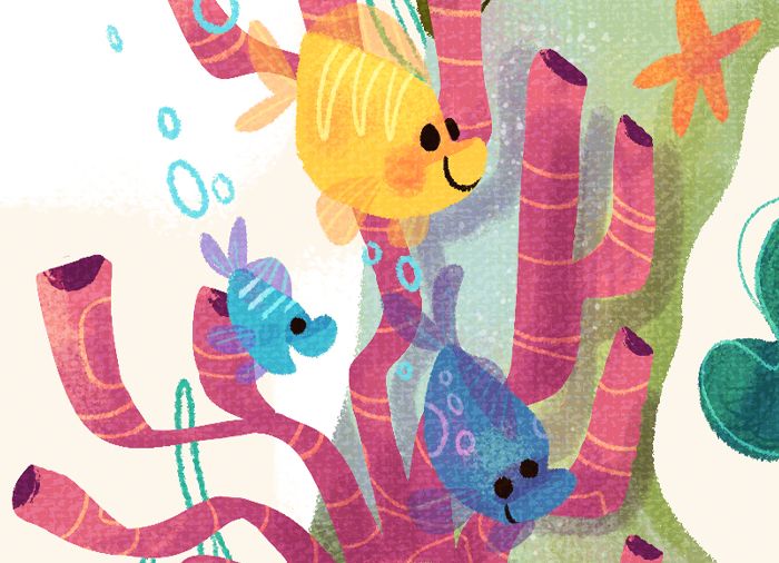 close up of some fishy friends 