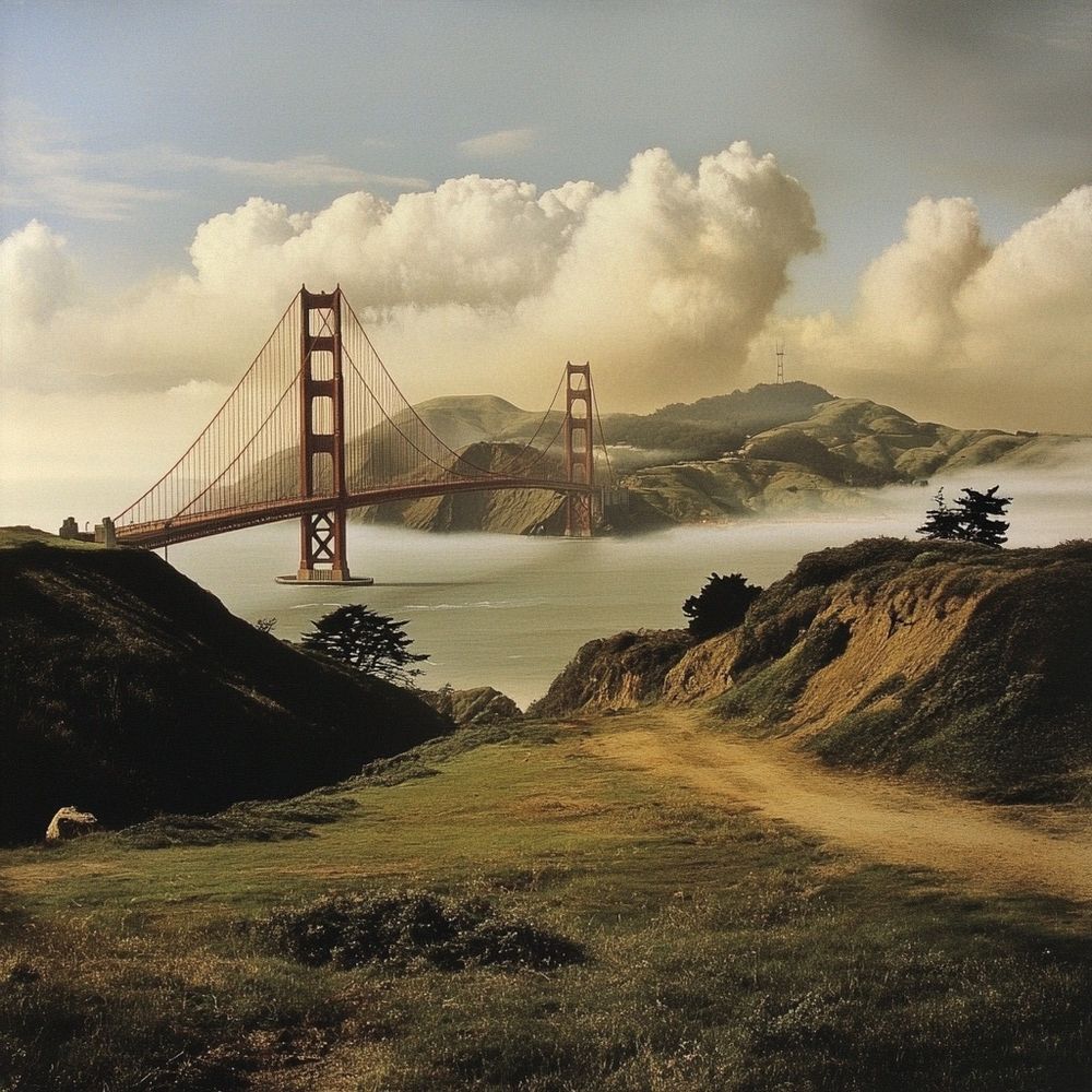 San Francisco including the Golden Gate Bridge