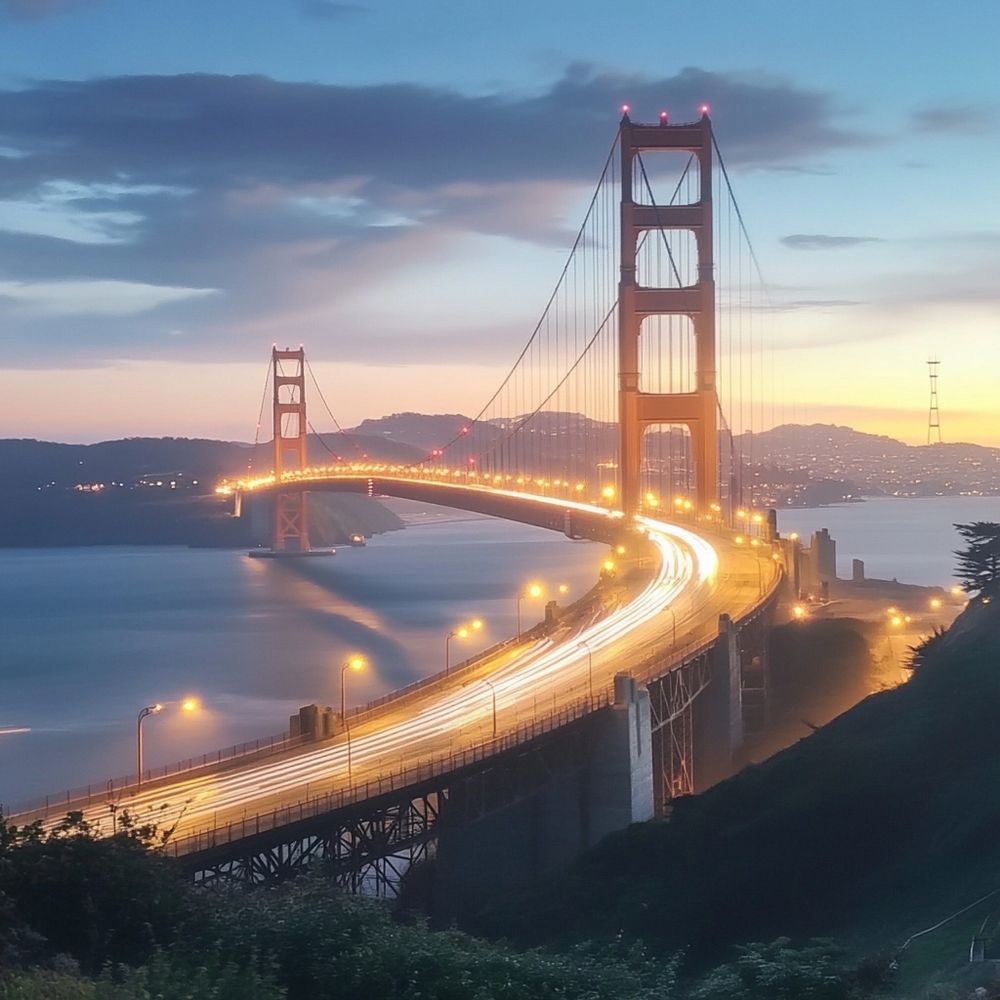 San Francisco and the Golden Gate Bridge