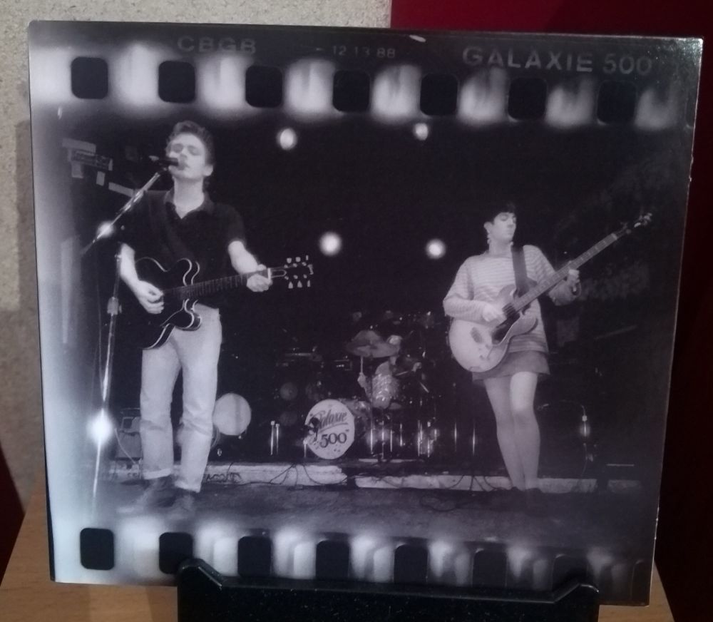 CD sleeve of the Galaxie 500 CD Live at CBGB 12.13.88