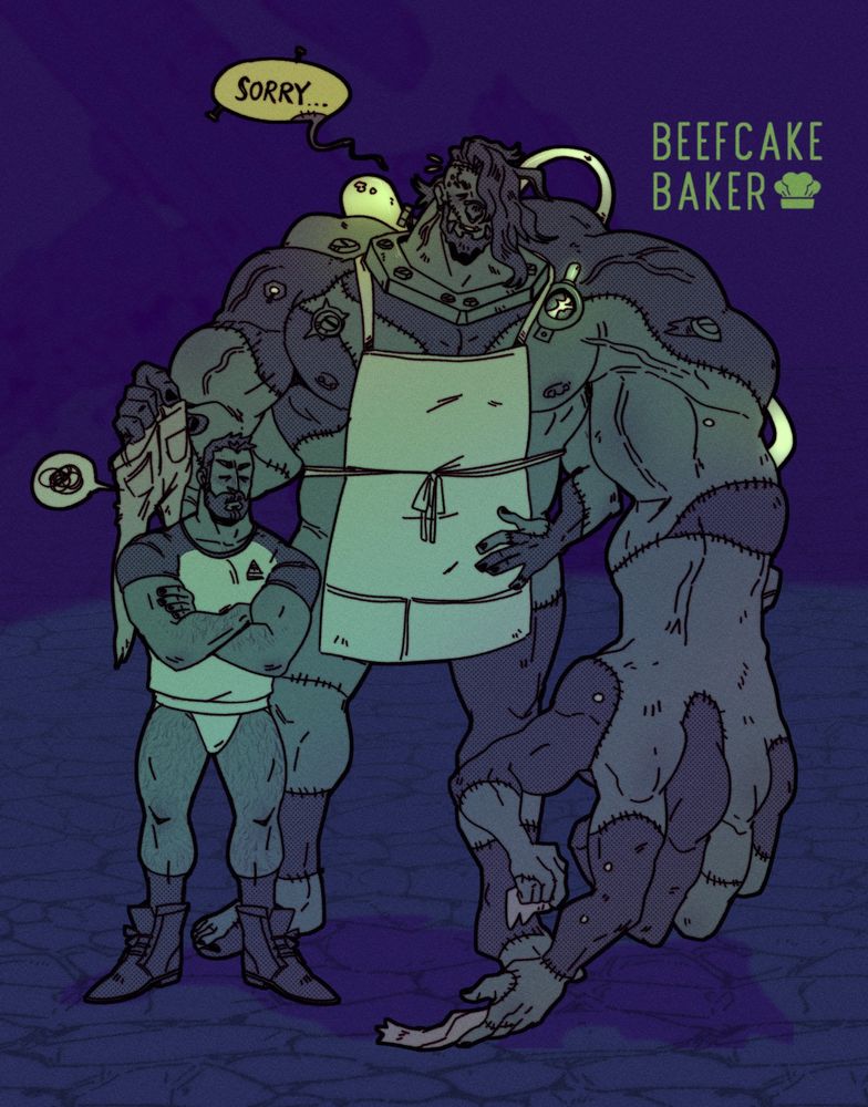 Dan's career of monster fucking has resulted in the destruction of a lot of clothes :( at least his partner felt remorse this time.