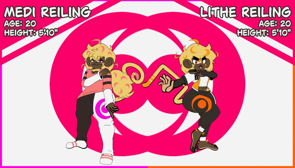 A reference piece containing both Lithe and Medi with their combined symbol, the twin moon.