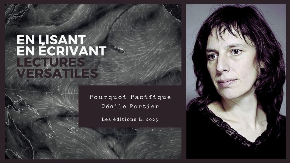 Portrait de Cécile Portier, à l'occasion de la publication de "Pourquoi Pacifique" paru aux Éditions L en 2025