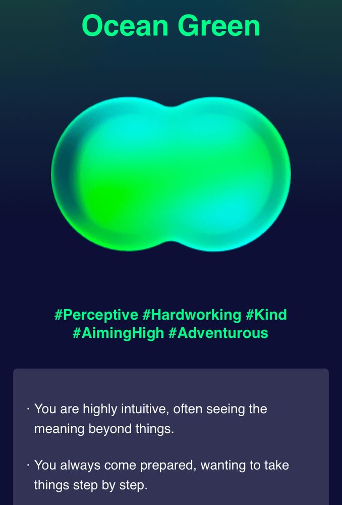 ocean green color blob