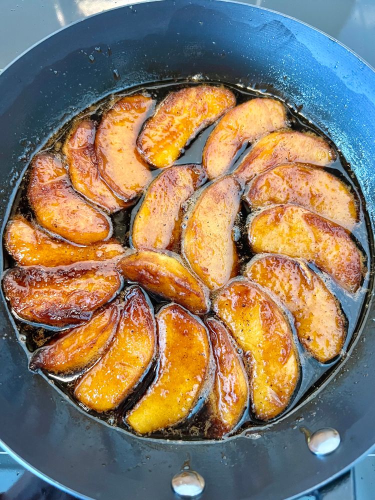 Appel partjes in karamel 