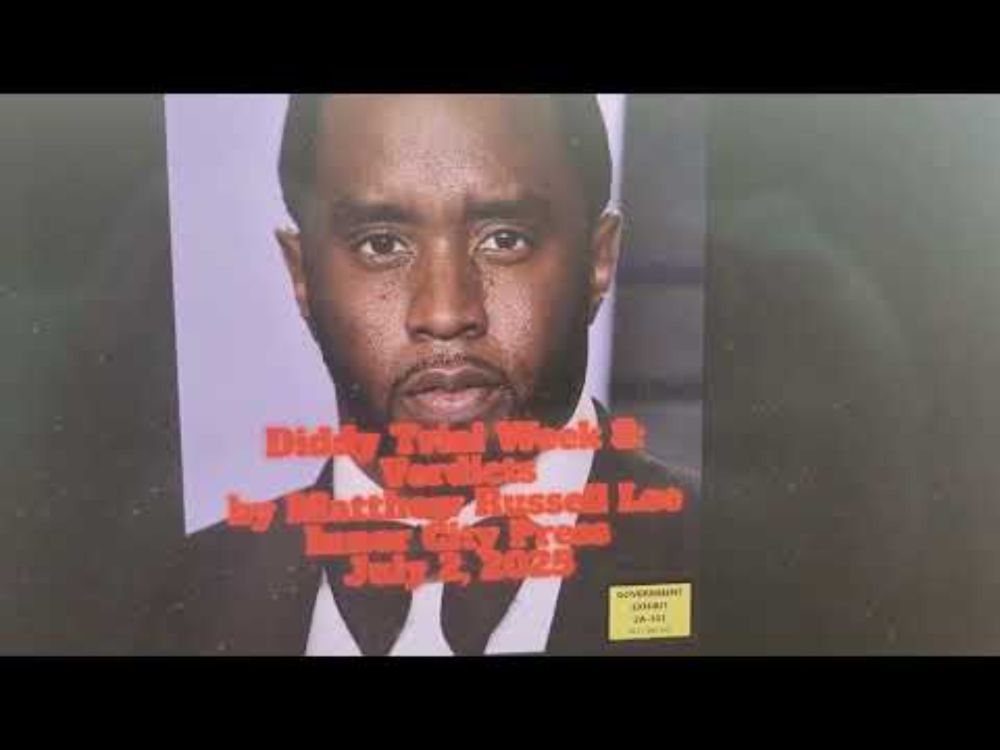 Diddy Waiting for Sentencing Blues I, and Stand-upby Matthew Russell Lee, Inner City Press, 8/2/25