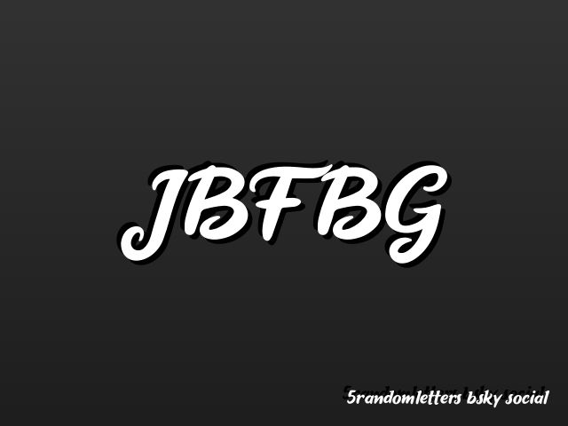 Random letters: JBFBG
This image was generated automatically via a bot and pushed via a bot.
Automated repository can be found here: https://github.com/hutlaw/3rl