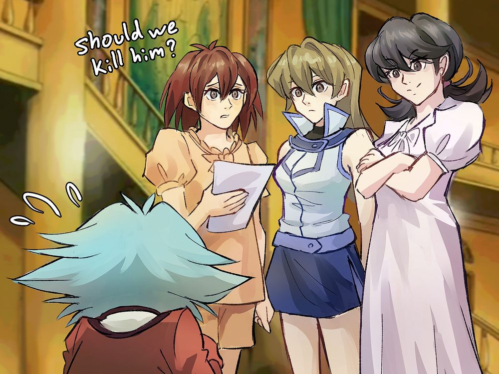 🎨 [YGO GX] Asuka Tenjoin, Junko Makurada, Momoe Hamaguchi