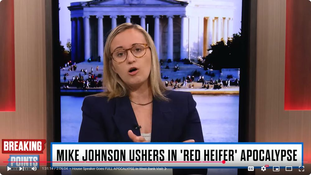 MIKE JOHNSON USHERS IN 'RED HEIFER' APOCALYPSE