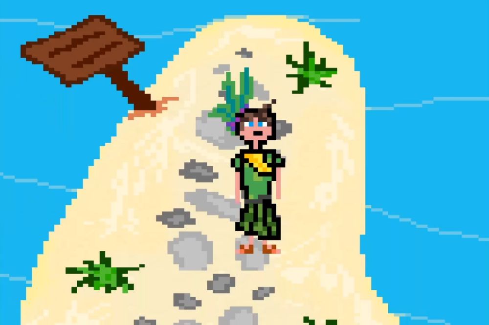 Rough attempt at a pixel art game