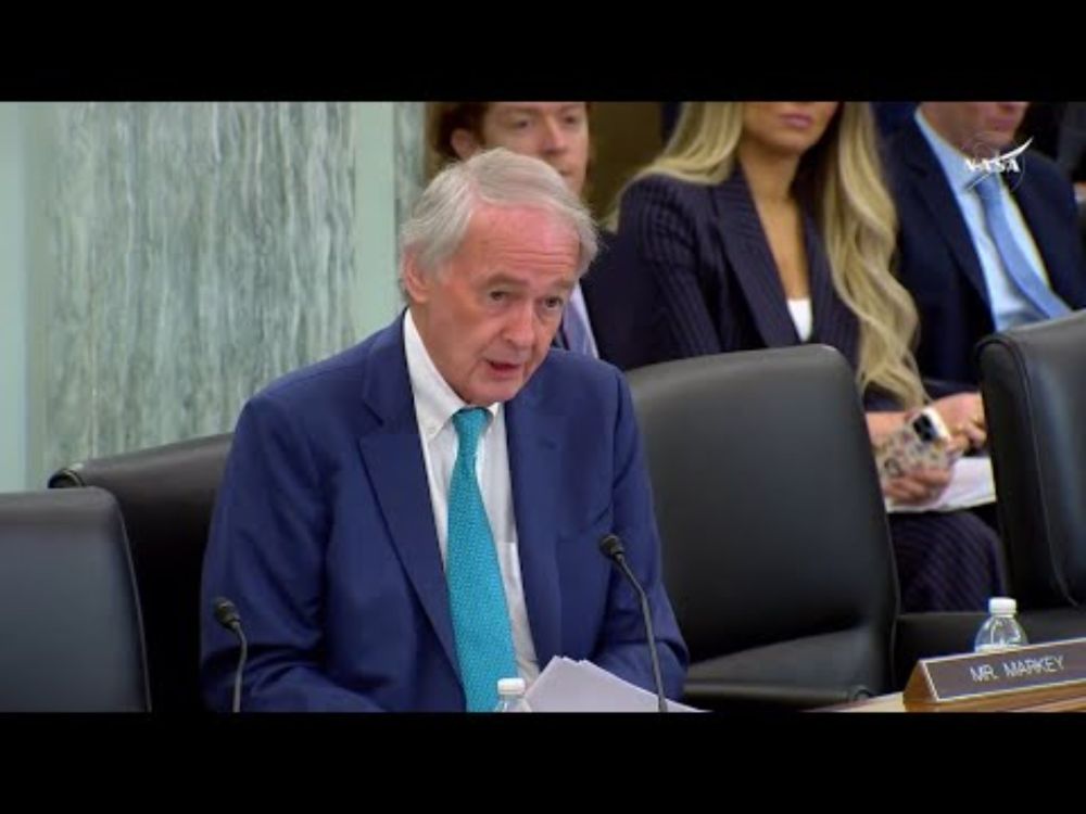 U.S. Sen. Ed Markey questions NASA nominee Jared Isaacman about his relationship with Elon Musk