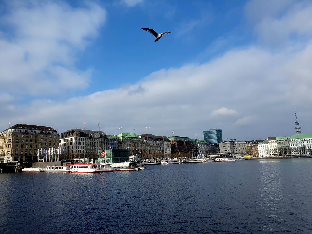 La Binnenalster de Hamburgo