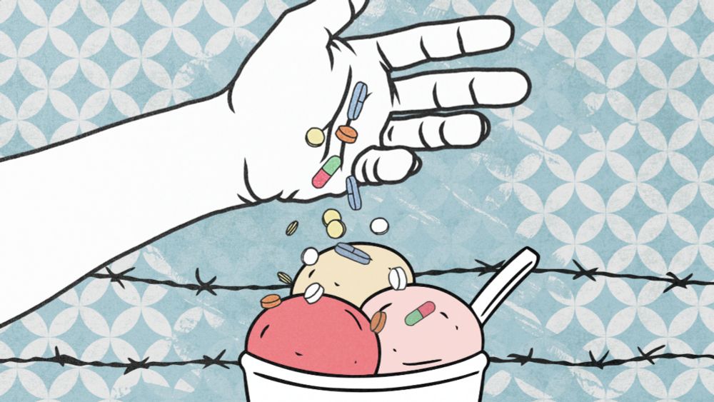 Antibiotic “ice cream” is dangerous, but few adults can deny children this small indulgence that makes life under genocide feel worth living