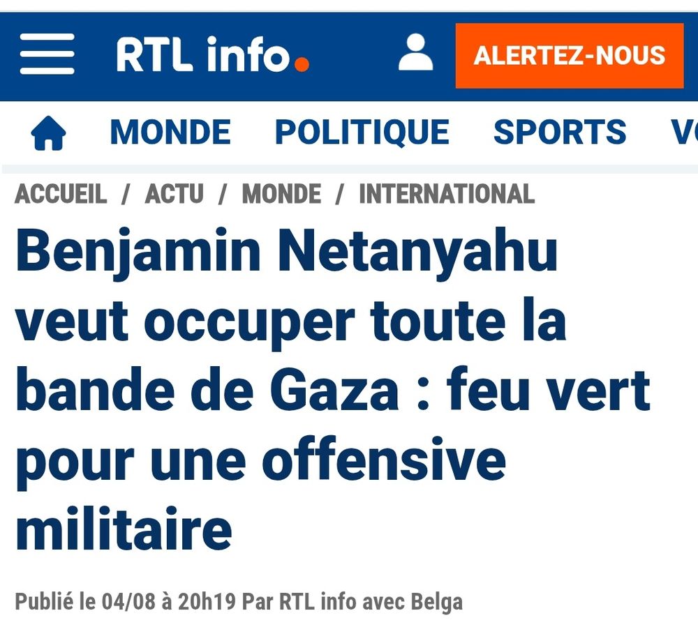 Benjamin Netanyahu veut occuper toute la bande de Gaza : feu vert pour une offensive militaire