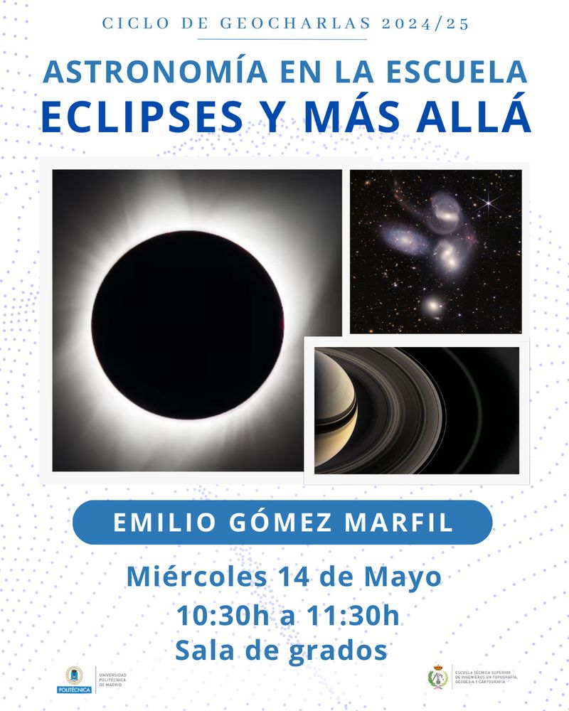 Geocharla: astronomía en la Escuela. Eclipses y más allá