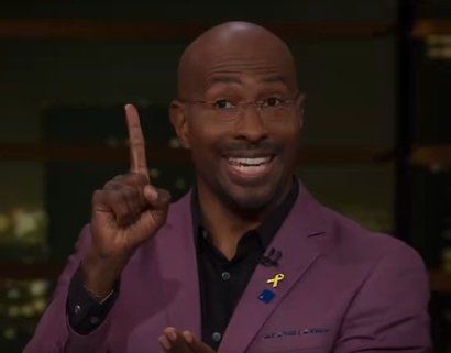 A coon making an inappropriate comment on a liberal evil talk show 