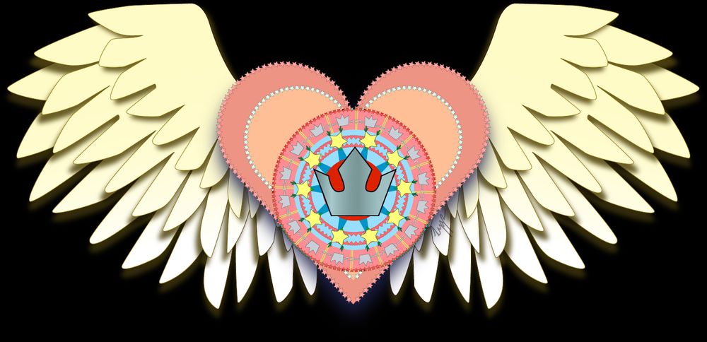 A mandala representing Sora form Kingdom Hearts