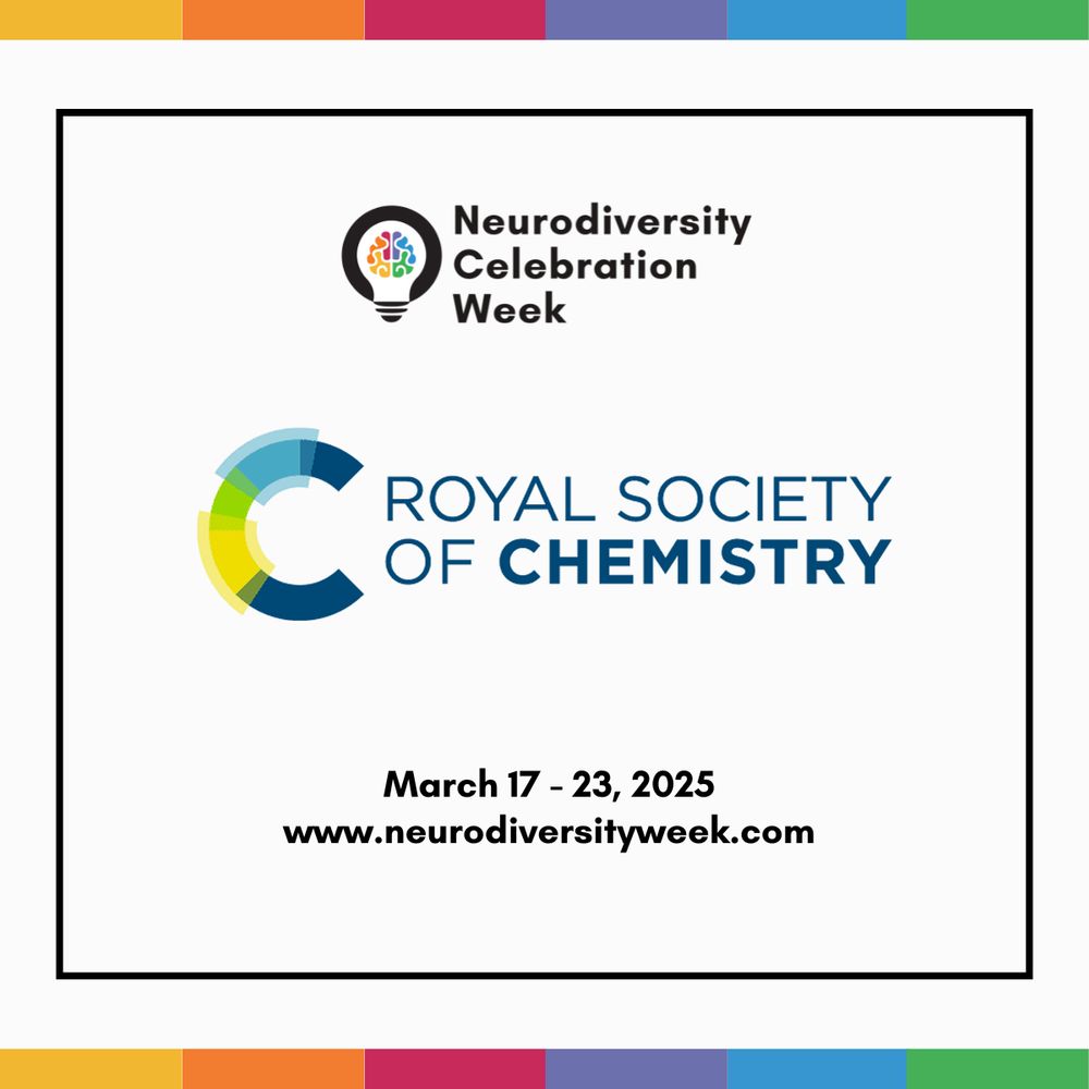 The Royal Society of Chemistry is supporting Neurodiversity Celebration Week.