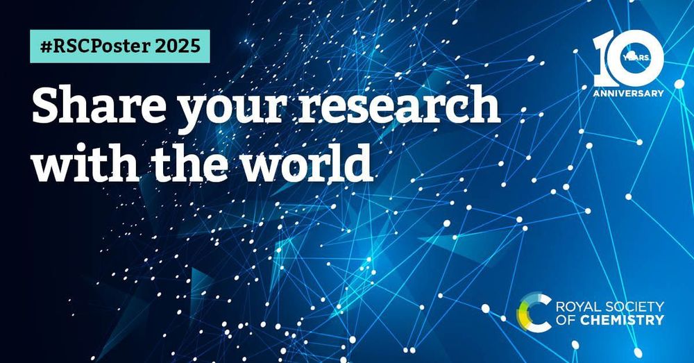 #RSCPoster 2025 - Share your research with the world.