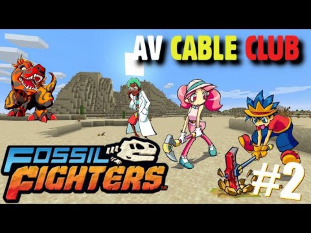 Fightin' Dinos in FOSSIL FIGHTERS EP. 2 - AV CABLE CLUB