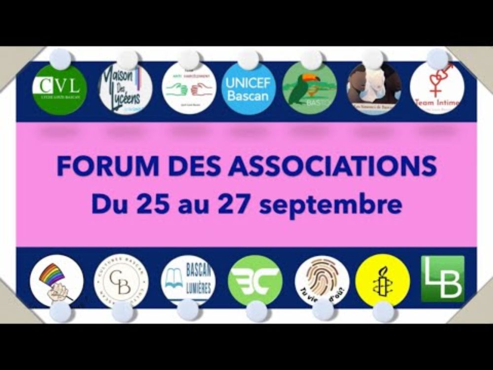 Forum de rentrée 2024 des associations