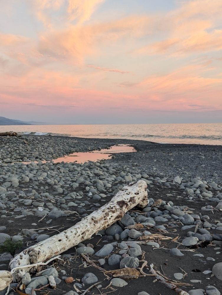 Photograph of California's Lost Coast at sunset. August 2024.