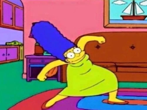 the marge simpson krumping meme