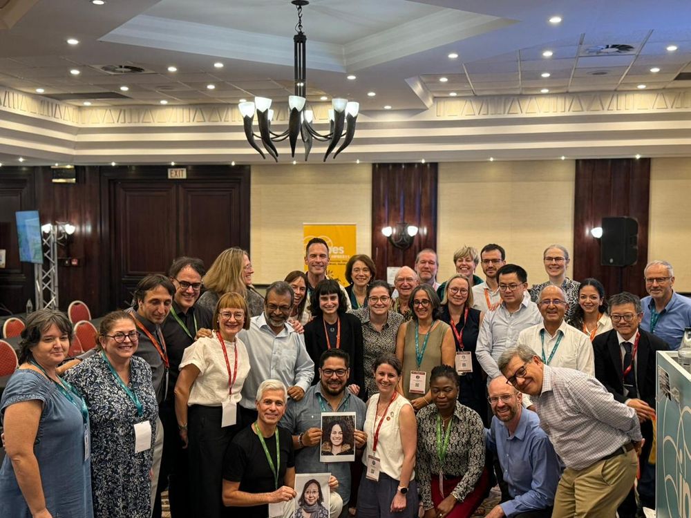The authors of the Transformative Change Assessment Report celebrate together at IPBES 11