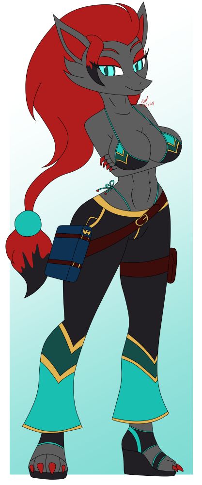 Female Anthro Zoroark 