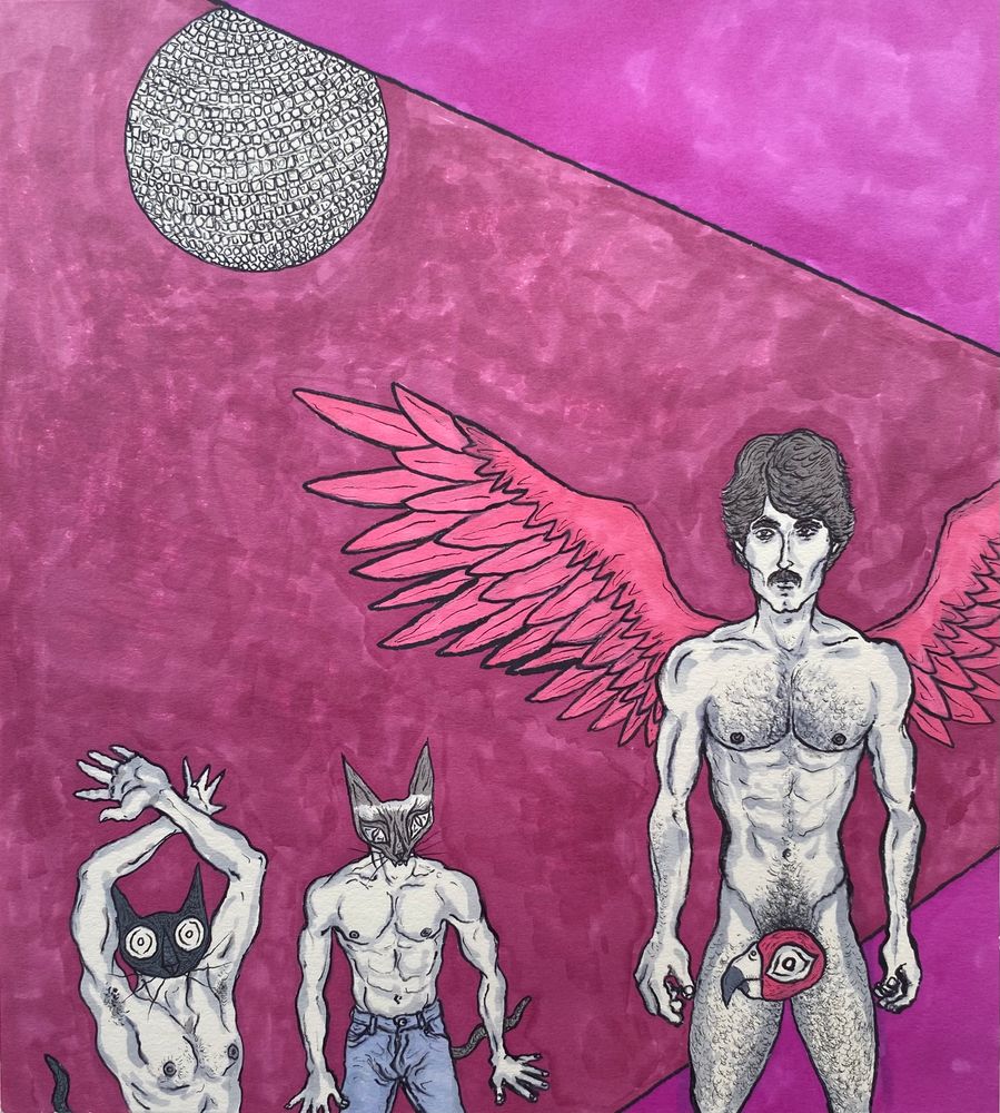 #DearDiary,

I wanted to post more of this kind of thing during Pride month, but things got kind of hectic.
Apparently, this is hard to believe.

Places I’d Rather Be.
Flamingo.
And I’d like to be there Dennis Parker AKA Wade Nichols.

#TrueConfessions by #BillMullen.