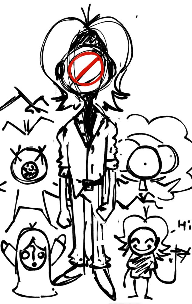 Hater standing there next all his other buddies 