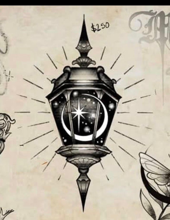 In Ethereum lantern that is antique that has a crescent, moon and star inside of it like the night sky