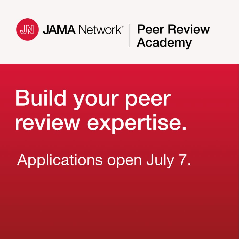 Build your peer review expertise. Applications open July 7. 
