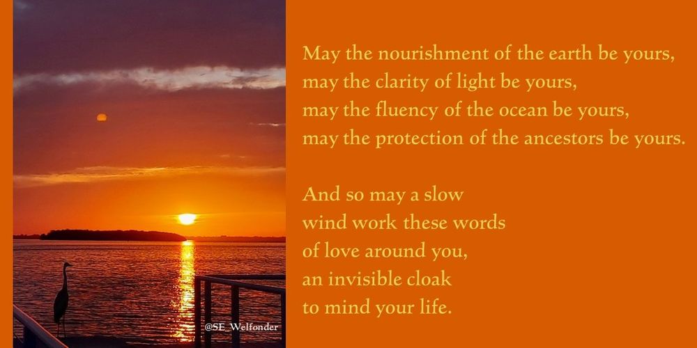 May the nourishment of the Earth be yours