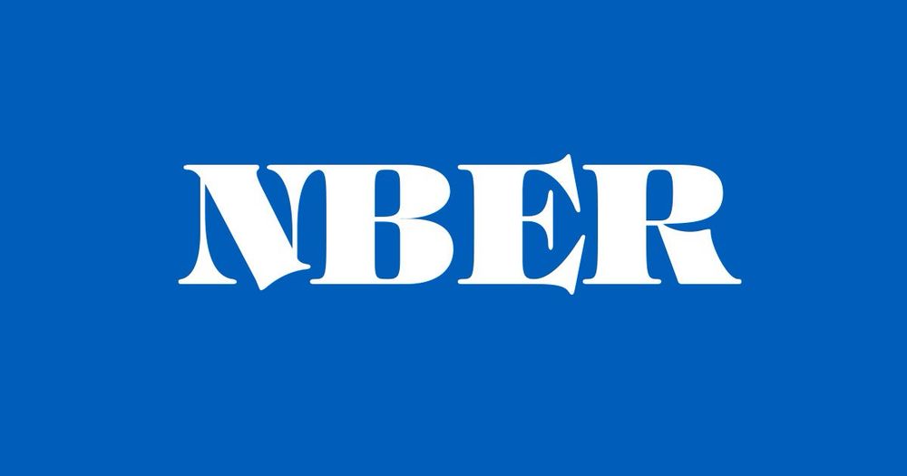 Founded in 1920, the NBER is a private, non-profit, non-partisan organization dedicated to conducting economic research and to disseminating research findings among academics, public policy makers, an...