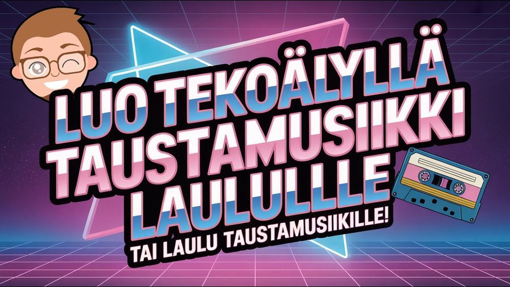 Luo tekoälyllä taustamusiikki laululle tai laulu taustamusiikille! (Suno 4.5+)