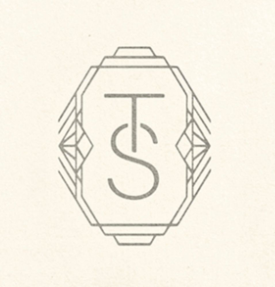 TS emblem linework / diamond looking design on taylor swifts letterhead