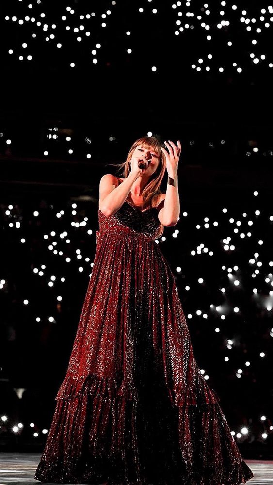Taylor swift bronze dress for evermore set